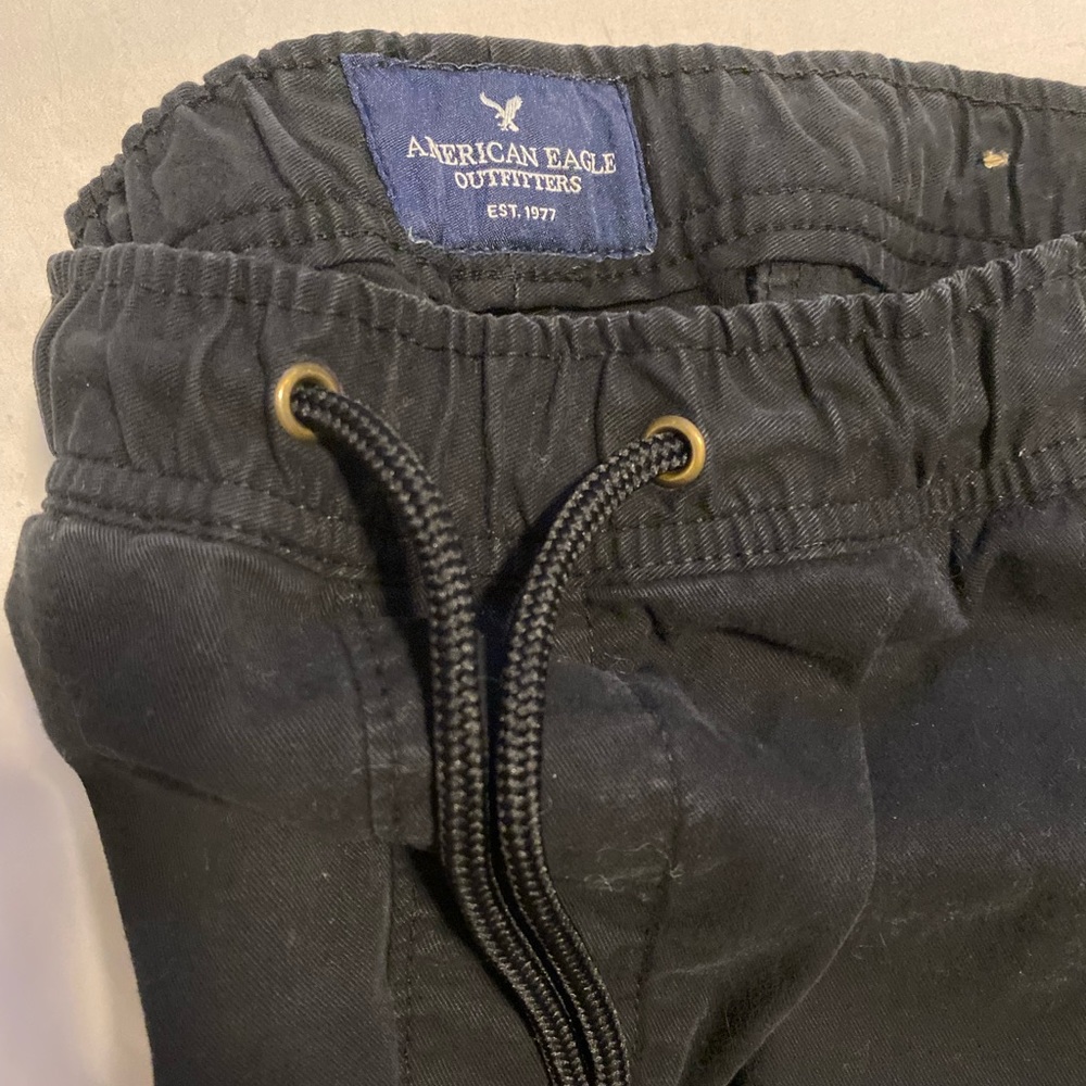 black mens pants